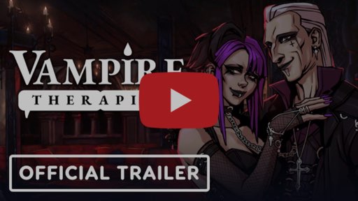 Vampire Therapist dark-humor narrative game trailer thumbnail