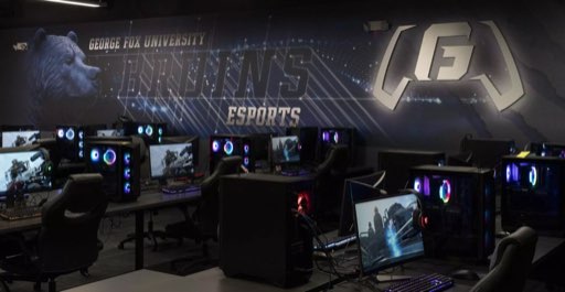 Bruin Esports at George Fox University facility